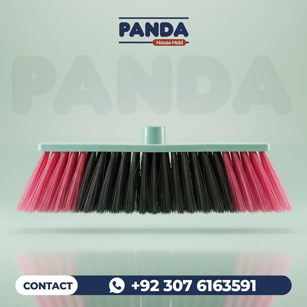 Broom for carpet and floor bristle broom brush Panda House Hold