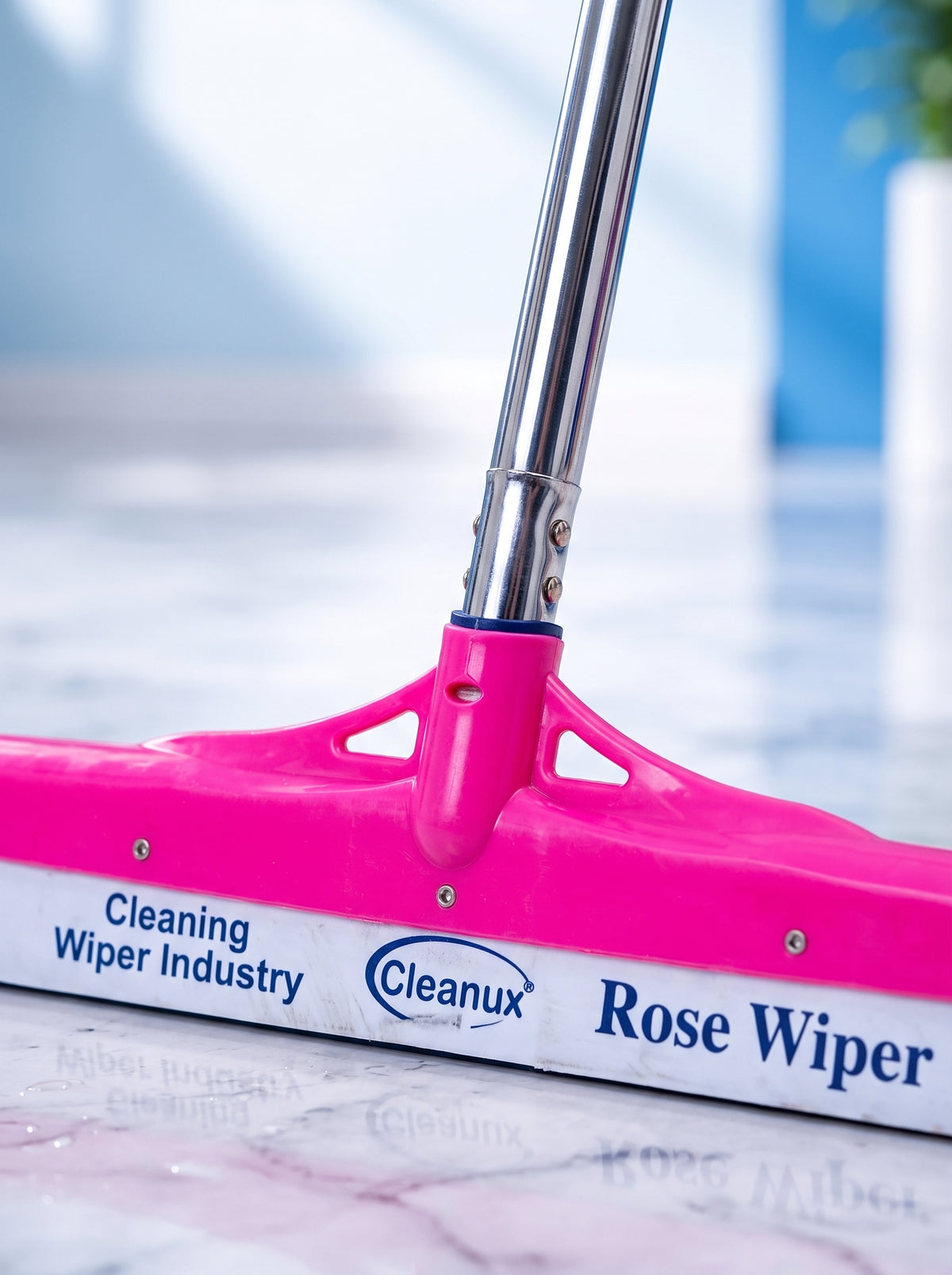 Panda House Hold Rose Wiper – Floor Cleaning Wiper with Steel Handle