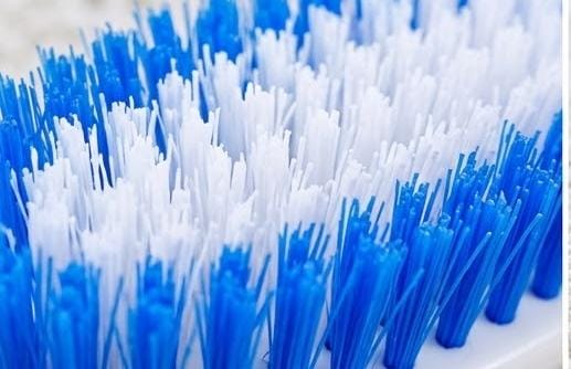 Rug cleaning brush for stubborn dirt removal