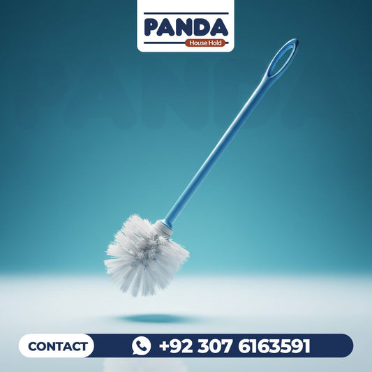 Panda House Hold Toilet Brush – 48 Inch Long Handle, Dense Soft Bristles